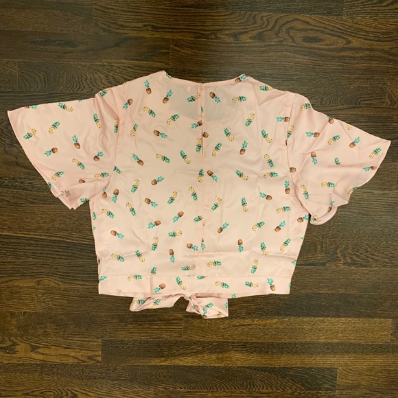 🎉HOST PICK English Factory Pineapple-Print Top - Picture 5 of 7